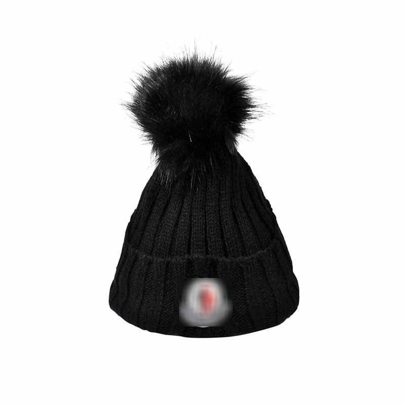Luxurious Women's Solid Color Warm Winter Knit Beanie Hat With Classic Design