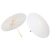 Vintage Blank Paper Umbrella DIY Chinese Umbrella Wood Drawing Umbrella  Wedding Party Favors