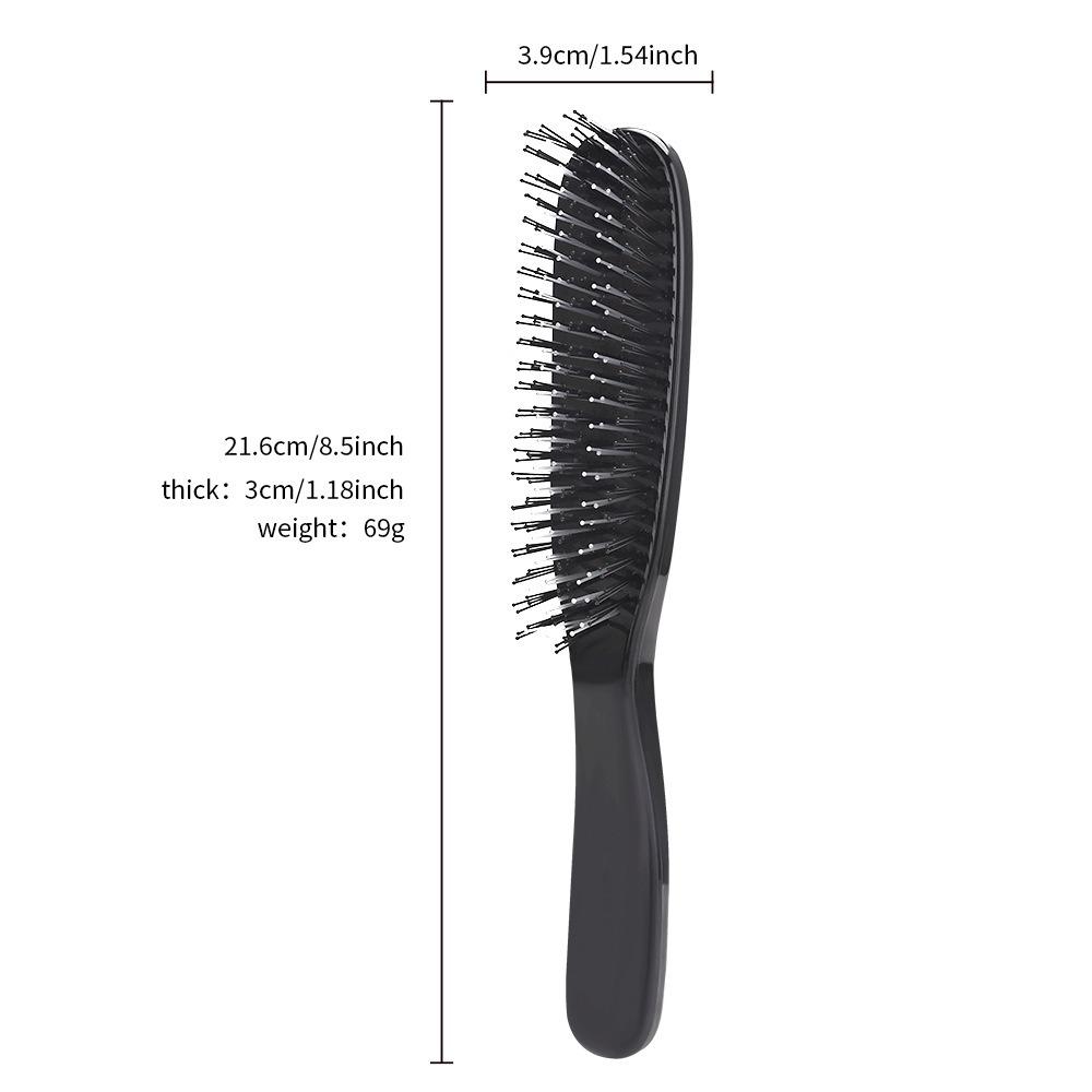 Plastic Pro Hairdressing Combs Anti Static Curly Hair Comb DIY Detangling Hair Brush  Barbershop