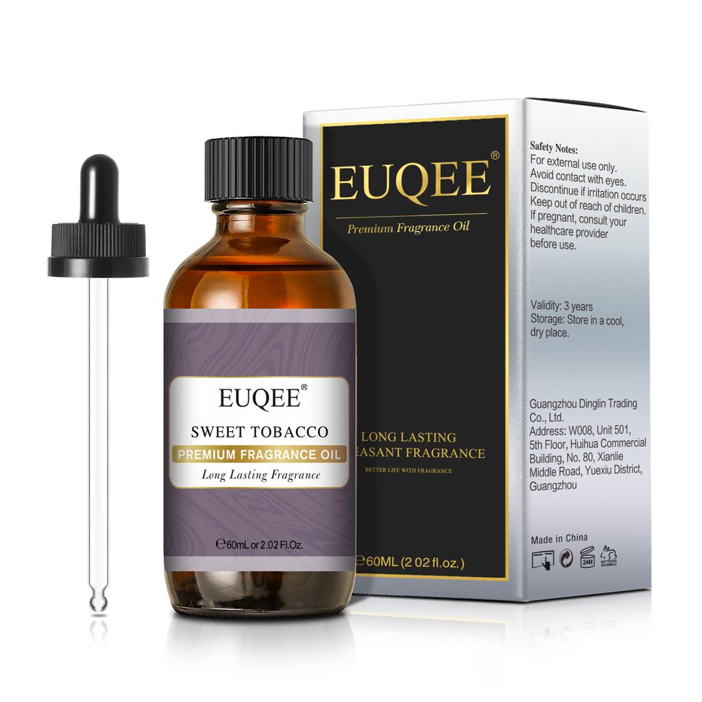 EUQEE 60ml Essential Oils Gardenia Green Tea Lilac Fragrance Oils for Aromatherapy Diffuser Humidifier DIY Perfume Hair & Skin Care