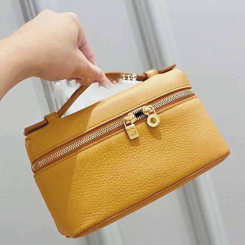 LP19 Złoty Lunchbox Torba Crossbody - Modna Jesień/Zima 2025 Torba na Ramię w Stylu Hong Kongu