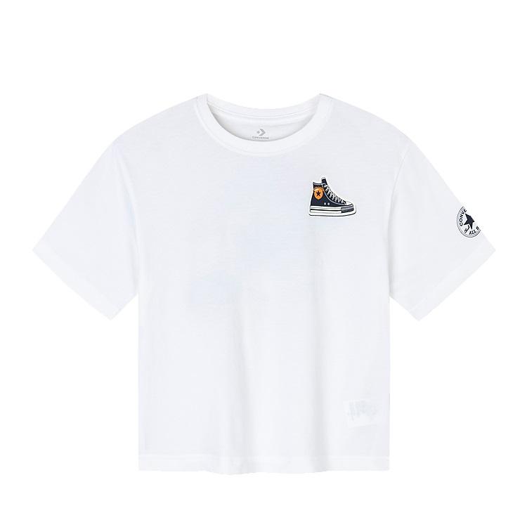 Converse Unisex T Shirts Crew Neck Moderate CV2422229 L
