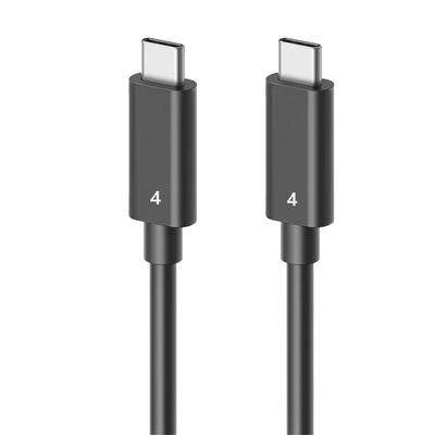 LpoieJun Cable 40Gbps 100W Fast Video PD Thunderbolt 4 Backward Compatible with Thunderbolt 3 and Compatible with Game and Laptops 1.5m USB-C & USB-C