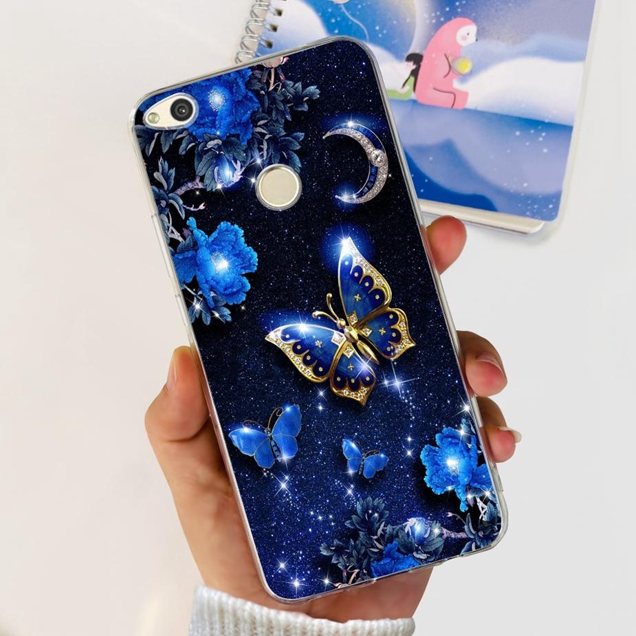 For Huawei P8 Lite 2017 Case Honor 8 Lite Popular Flowers Cartoon Cover Soft Silicone Phone Cases For Huawei P9 Lite 2017 Bumper