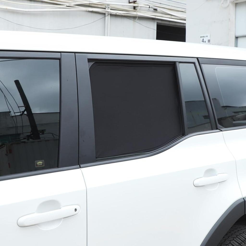 Zadní boční sluneční clony pro Toyota Land Cruiser Prado LC250 2024-2025 Prodyšné síťované závěsy Kryt na okno auta Blokátor UV záření Chránič proti slunci