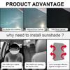 Sunshade For Tesla Model 3+ Highland 2025 Glass Sun Roof Shade Skylight Blind Shading Model3 2025 Front Rear Sunroof Accessories
