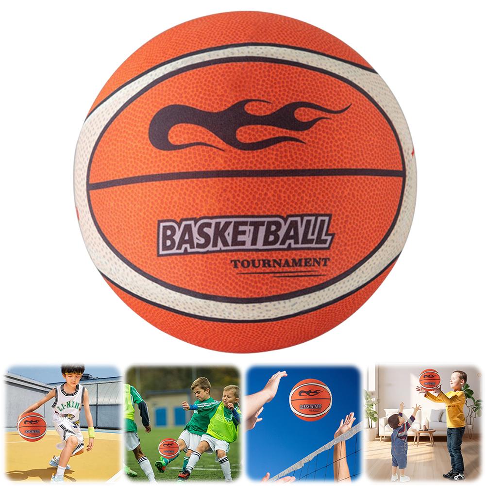 18/21/24cm Silent Basketball High-Resilience Air Bounce Basketball Dribbling Basketball for Various Indoor Activities