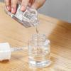 Portable Empty Plastic Nail Polish Remover Alcohol Liquid Containers Press Pumping Dispenser