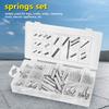 200pcsSet 20 Sizes Carbon Steel Compression Extension Springs Assortment Kit with Box