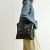 Zaino in Pelle da Donna Borsa Premium in Pelle di Mucca Borsa a Tracolla in Pelle Cerata ad Olio Cartella Zaino da Viaggio Borsa da Lavoro