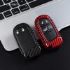 T-Carbon Carbon Fiber Car Key Case Cover Shell For Jeep Grand Cherokee Gladiator Key Cover Car Interior Accessories