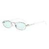 Small frame square metal sunglasses, new European and American glasses, personalized fashion sunglasses, UV-proof sunglasses