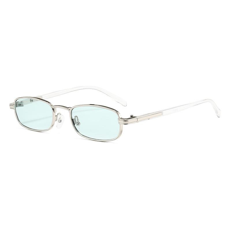 Small frame square metal sunglasses, new European and American glasses, personalized fashion sunglasses, UV-proof sunglasses