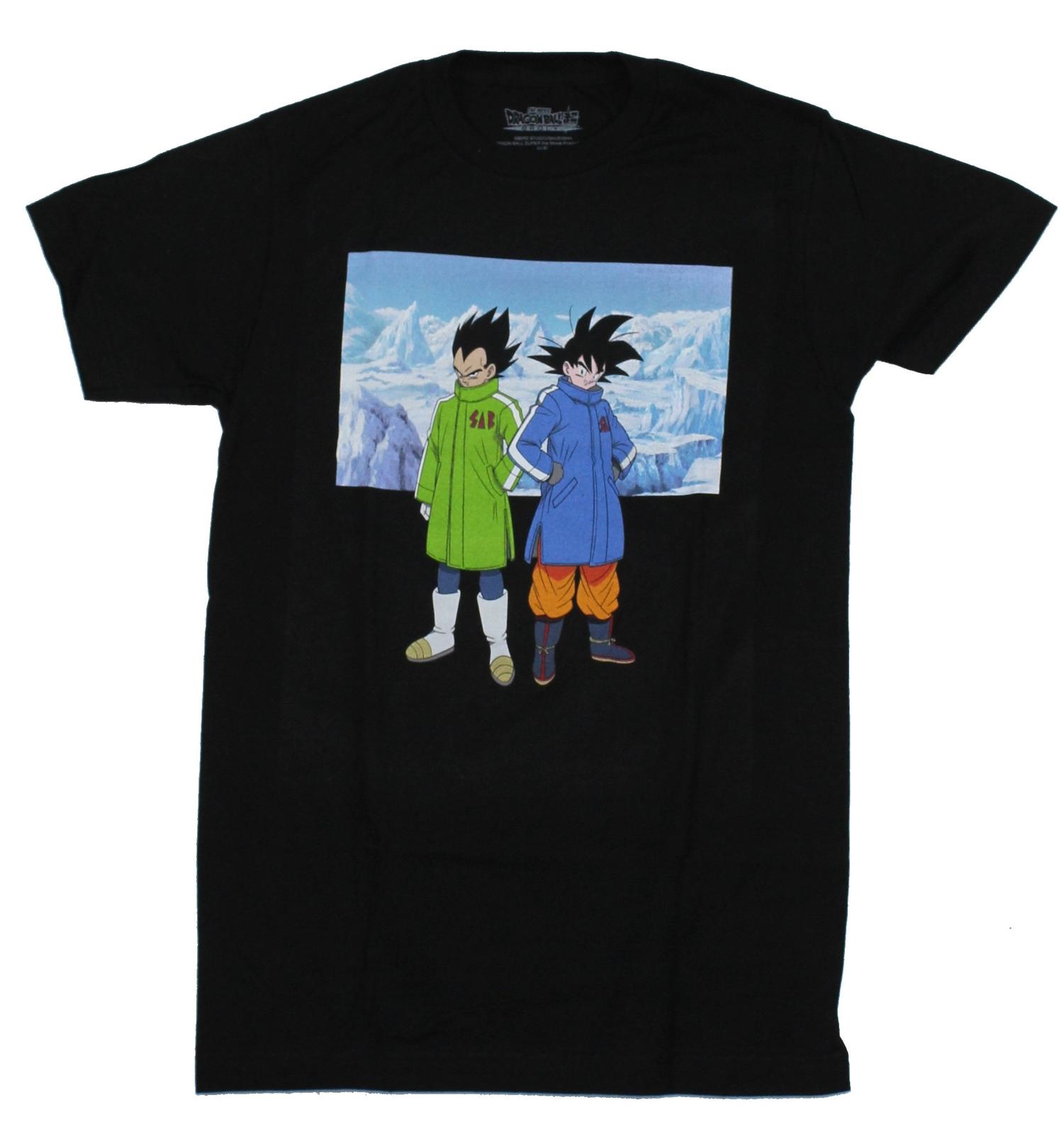Dragon Ball Super Z Mens T-Shirt - Broly Goku Vegeta Snow Gear Shirt XL