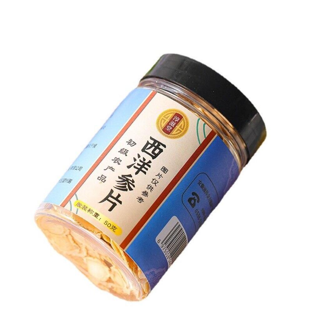 English Title: 50g American Ginseng Slices Soft Can Health Tea Herbal Drink