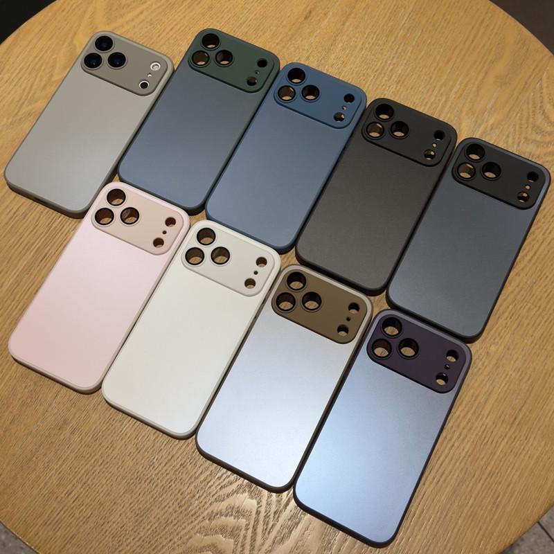 iPhone 17 Frosted AG Skin Feel Case - Original Machine Color, Full Coverage Protective Case for Apple 16 Pro Max.