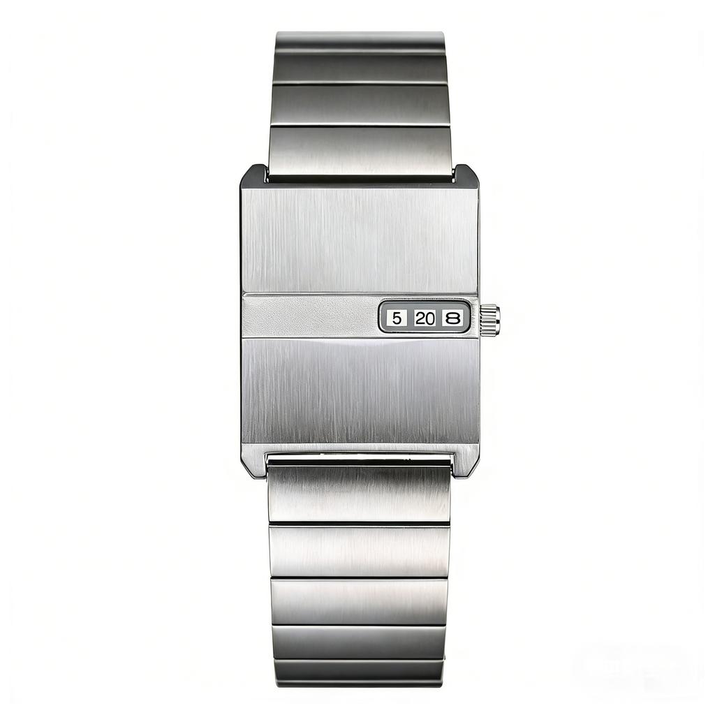 1pc Luxury Retro Minimalist Women's Quartz Watch, High-Quality Business and Casual Gift, Square Quartz Watch with Calendar
