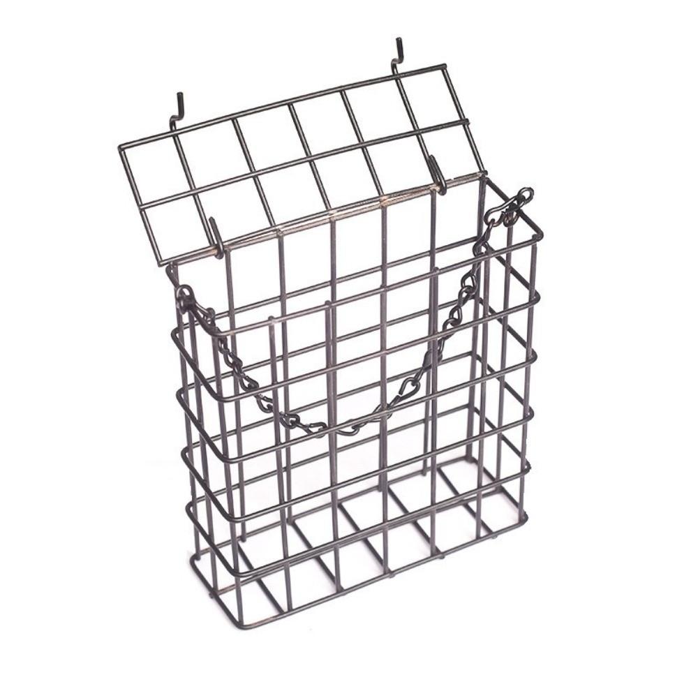 Square Suet Ball Bird Feeder Rust Resistant Bird Food Container Bird Food Device  Tree Hanging