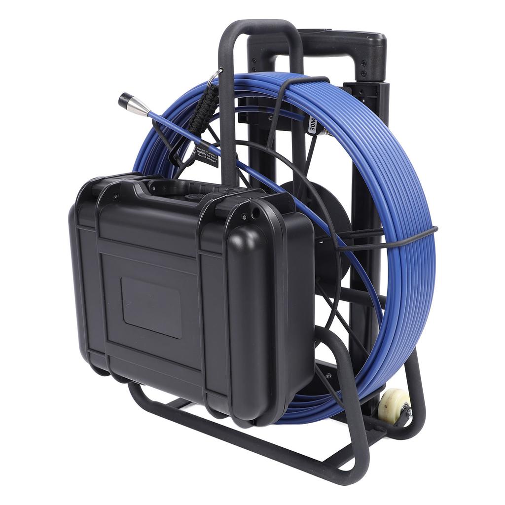 Sewer Camera 98.4FT Cable 9 Inch LCD Display IP68 Water Proof Pipeline Inspection Camera with DVR for Plumbing
