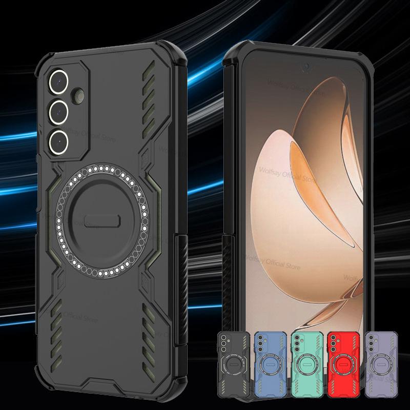 Funda Heat Dissipation For Samsung Galaxy A15 5G Case Samsung Galaxy A15 A25 A35 A55 5G Cover Magsafe Wireless Charge Cover