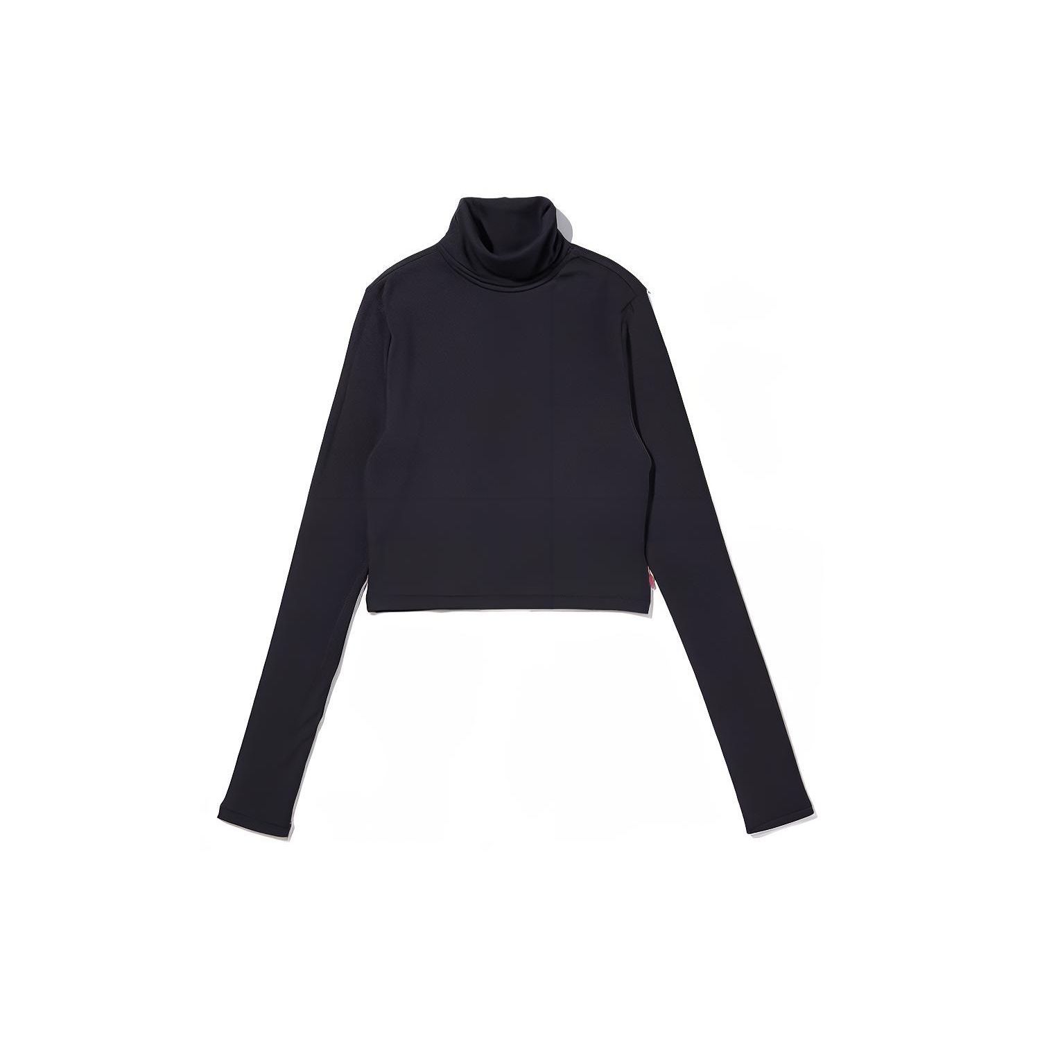 

Levis FW22 однотонная повседневная футболка с высоким воротом, женские топы, черный цвет A1775-0009 S