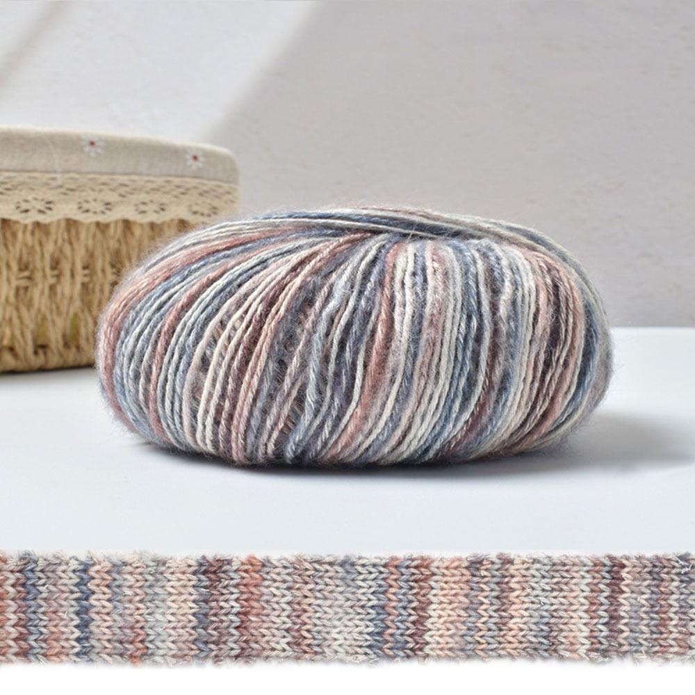 Crochet Line Gradient Cake Yarn Soft Cotton Yarn Winter Yarn Ball  for Clothing