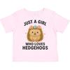 Inktastic Gewoon Een Meisje Dat Van Egel Houdt Peuter T-shirt Schattige Dierenvriend Kind