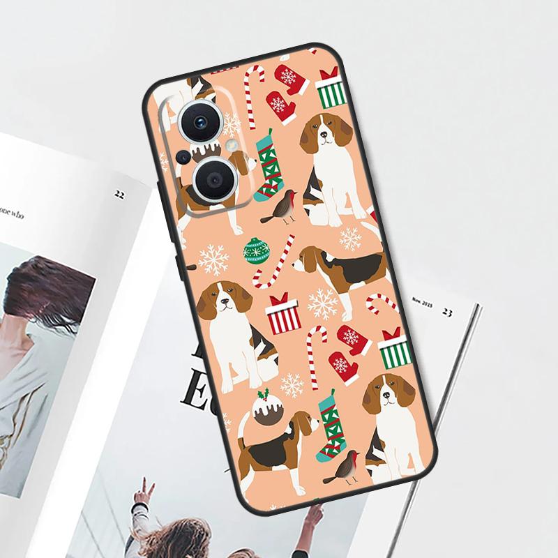 Beagle Dog Cute Cartoon Case For OPPO Find X9 X8 X6 Pro OPPO Reno 7 8 Lite 10 11 12 13 14 Pro 11F 12F 13F 14F Cover