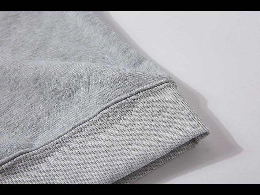 Unisex Autumn/Winter Fleece Sweatshirt & Sweatpants Set: Casual, Loose Fit