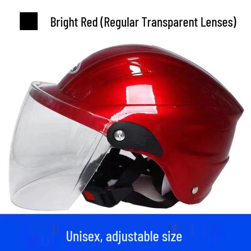 Certified Electric Motorcycle Helmet: Four Seasons, Sun Protection, Lightweight, High-End Safety