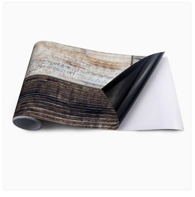 3M Waterproof Wood Vinyl Wallpaper Roll Self-adhesive Bedroom Kitchen Cabinet Furniture Decor Wall Sticker PVC Wood Grain Film 20X300CM