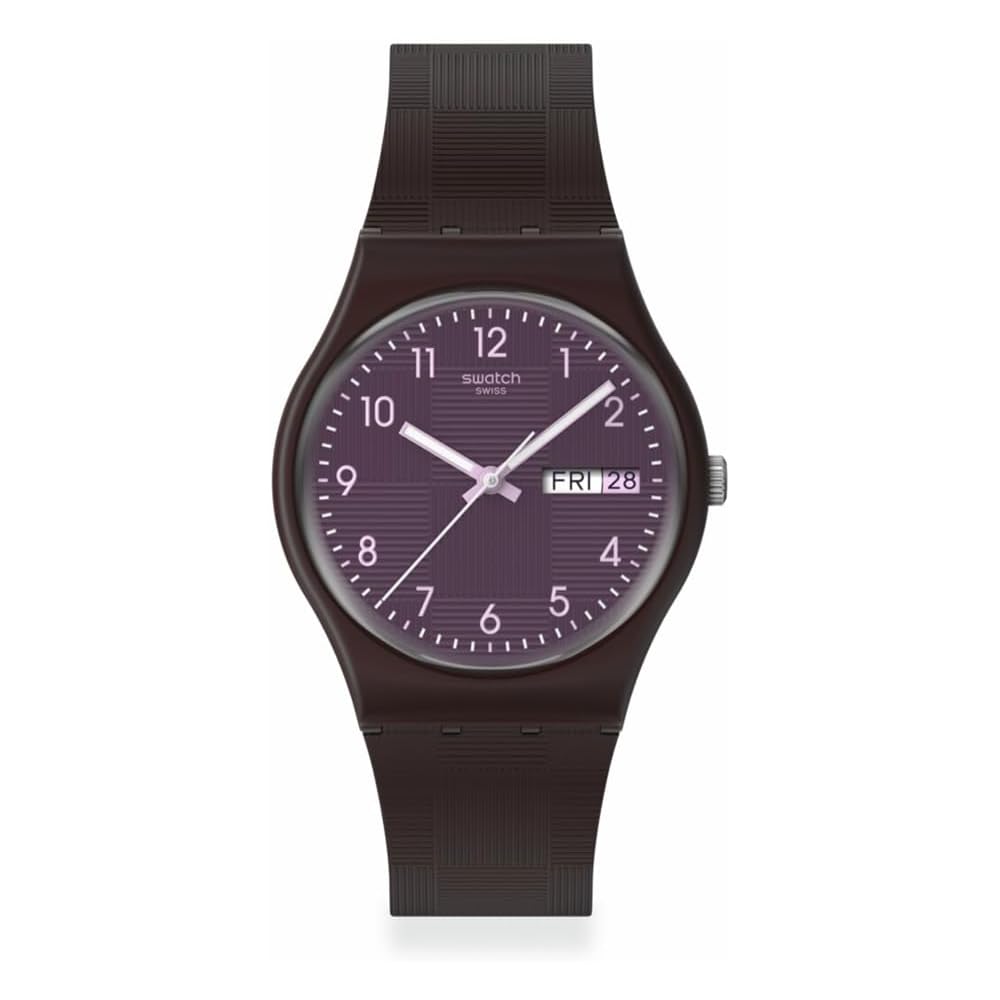 Часы Swatch GENT BIOSOURCED WEAVING WONDERS SO28C700, Унисекс, Коричневые