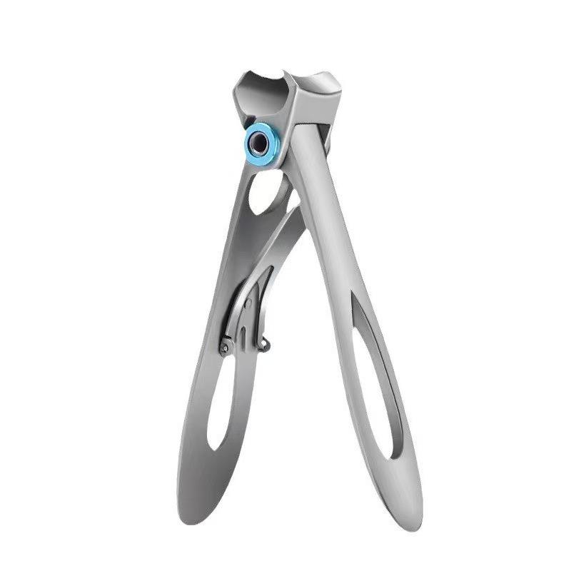 

Stainless Steel Large Nail Clippers for Thick Nails - Adult Size with Wide Opening серебряный