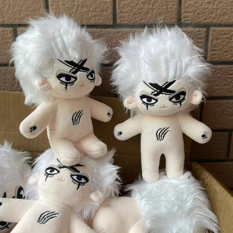 Stuffed Anime Dr. Stone: Science Future Figure Dr. Xeno 20cm Dress Up Cotton Dolls Collectibles Plush Puppet Toys for Kids Gifts