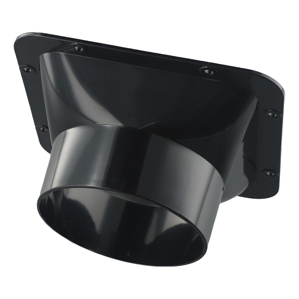 100-200MM ABS Veggflenskobling Ventilasjonsrør Luftkanalforkobling Eksosrørforbindelse Luftsystem Ventilasjonsuttak Skjøt