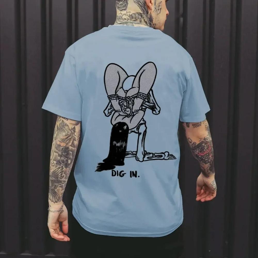 High Quality Men's Fallow Shirt High-end  Casual Elastic Sweat-Absorbing Loose Quick Dry Short Sleeve T-shirt Top XS-6XL 2024