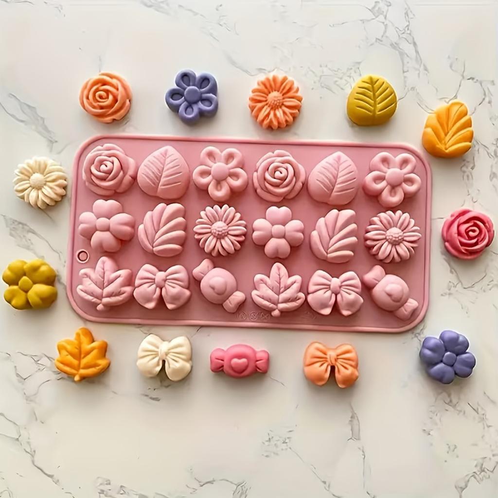 1PC Silicone Candle Molds, Vibrant Colorful Candle Making Tool for Wedding, Birthday Decorations, Jewelry Making, and Home Decor