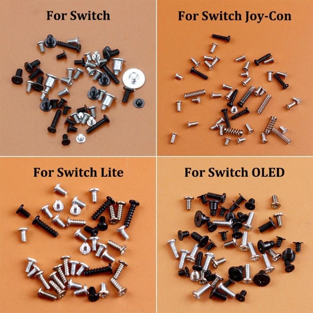 Full Set Replacement Repair Screws Fastener Kit for Switch Lite/OLED/Joy-Con Repair Accessories