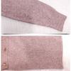 Women's Round Neck Embroidered Knit Cardigan Spring Autumn Rhinestone Loose-Fit Cardigan Sweater