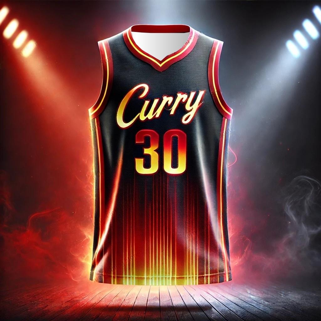 Novedad de Verano Camiseta de Baloncesto para Hombre Número 30 Chaleco sin Mangas Chándal Uniforme de Entrenamiento Camiseta sin Mangas Ropa Deportiva Chaleco de Entrenamiento