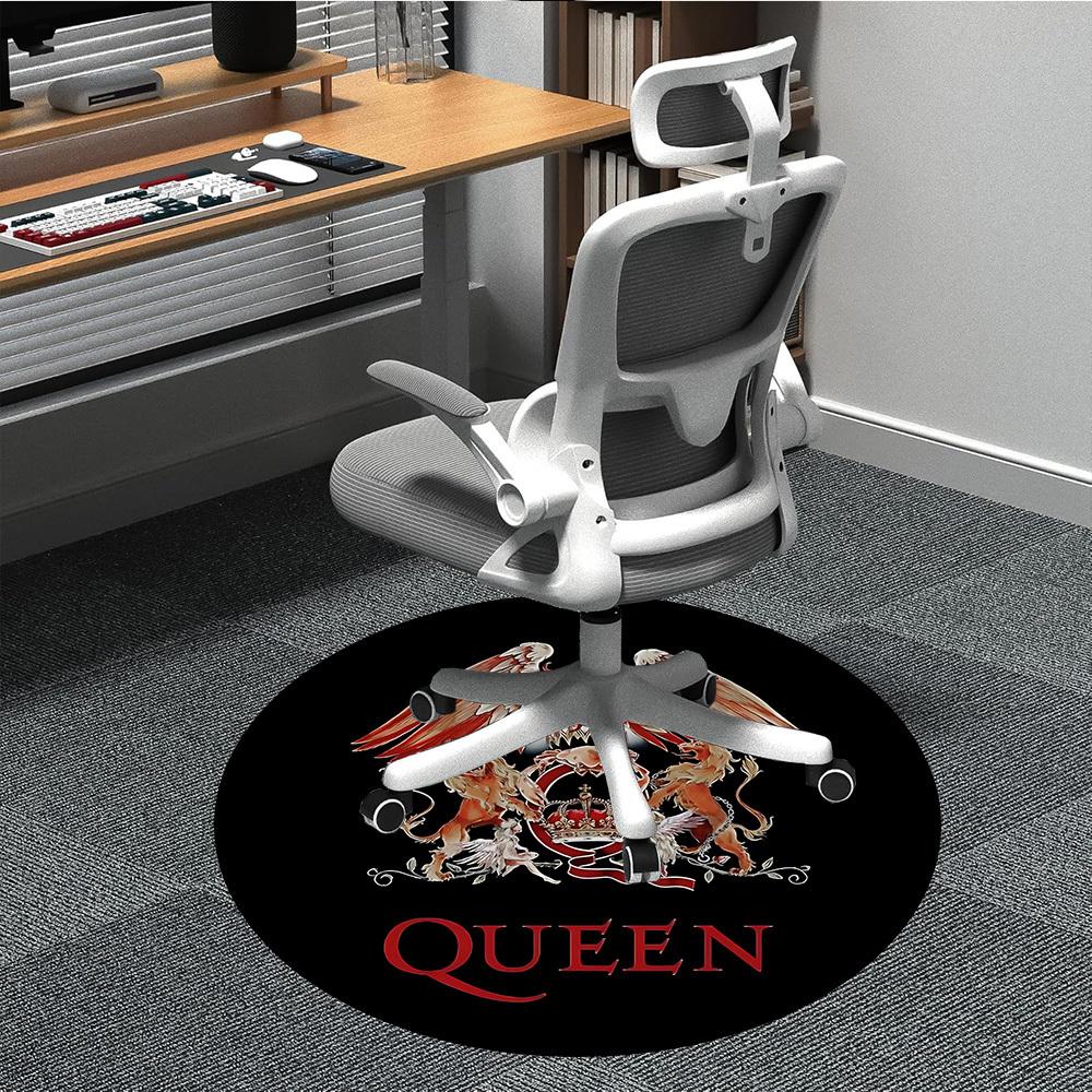 

1pc Queen Music Office Round Area Rug, Under Office Chairs Bedroom Living Room Home Decor a1022279 80cm by 80cm