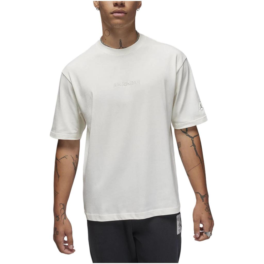 Jordan Wordmark T Shirt Men's White FJ1970-133