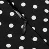 Fashion Summer Waist Polka Dot Dress Sweet Square Neck  Girls Women's Clothing