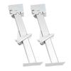 2PCS Stabilizer Jack 650lbs Support 1000lbs Lifting Capacity Galvanized Telescoping Adjustable Swing Down Stabilizer Jack Stand