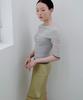 Gilyeong Drape Layer T-Shirt_Soft Gray