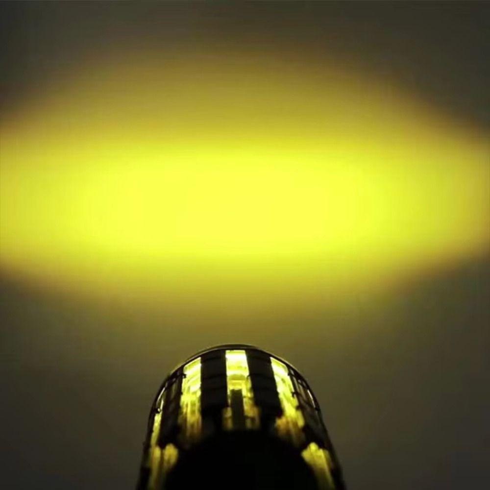 2Pcs Dual Color Light Motorcycle Mini Driving Light LED Headlight Projector  ATV Accessories