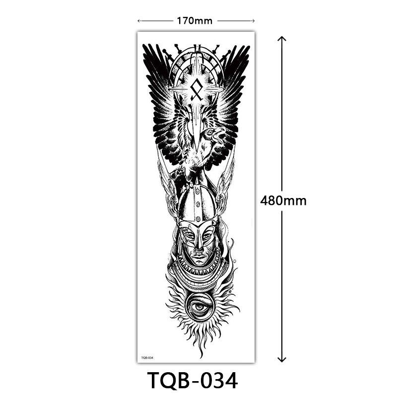 Full Arm Tattoo Sticker, Full Arm Big Picture Tattoo Sticker, Flower Arm Tattoo Sticker Tattoo