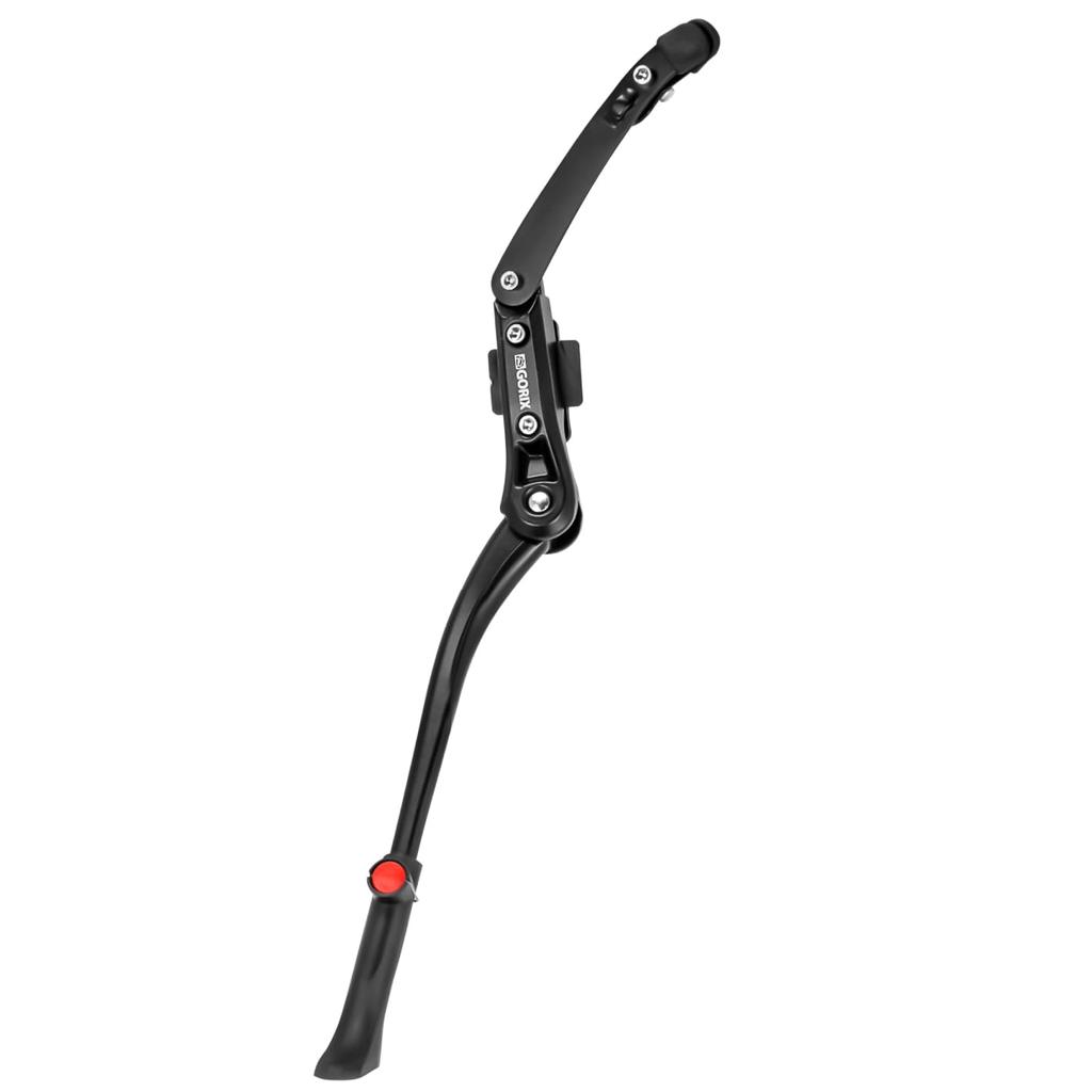 GORIX Fahrradständer Seitenständer Rennrad Crossbike Fahrradständer Knopfverstellung Kompatibel mit Zoll 700c Montage Mountainbike