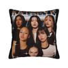 Katseye Member Portrait Pillow Cover Novelty Pillow Case For Living Room Chair Comfy Pillowcases Gift
