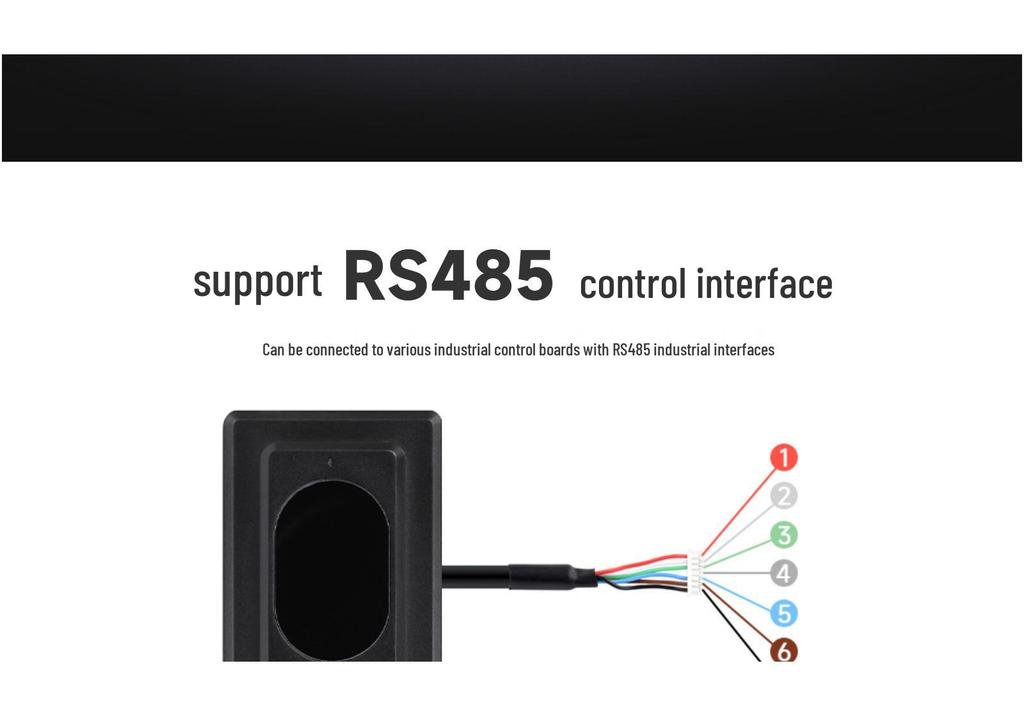 TFmini-i Industrial Laser LiDAR Sensor, 12m Range, RS485 Interface, 7-30V.